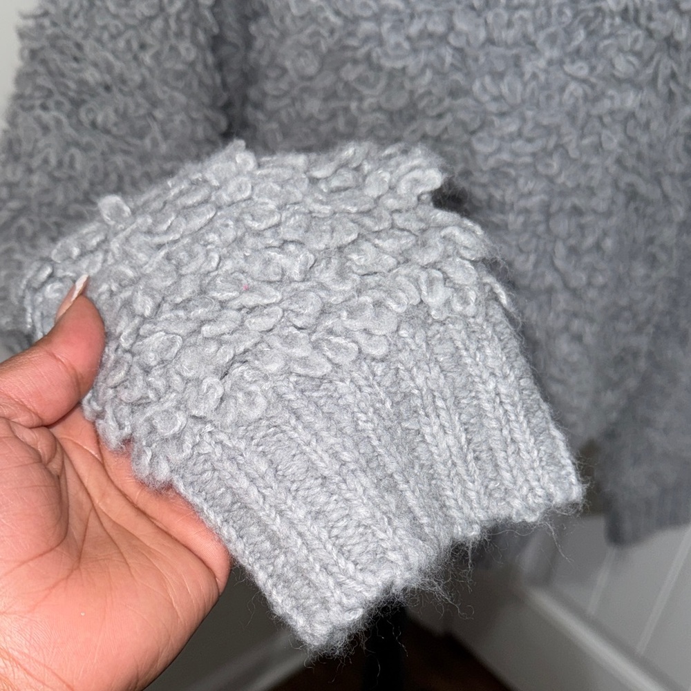 Michael Kors Textured Gray Sweater - Picture 6 of 6